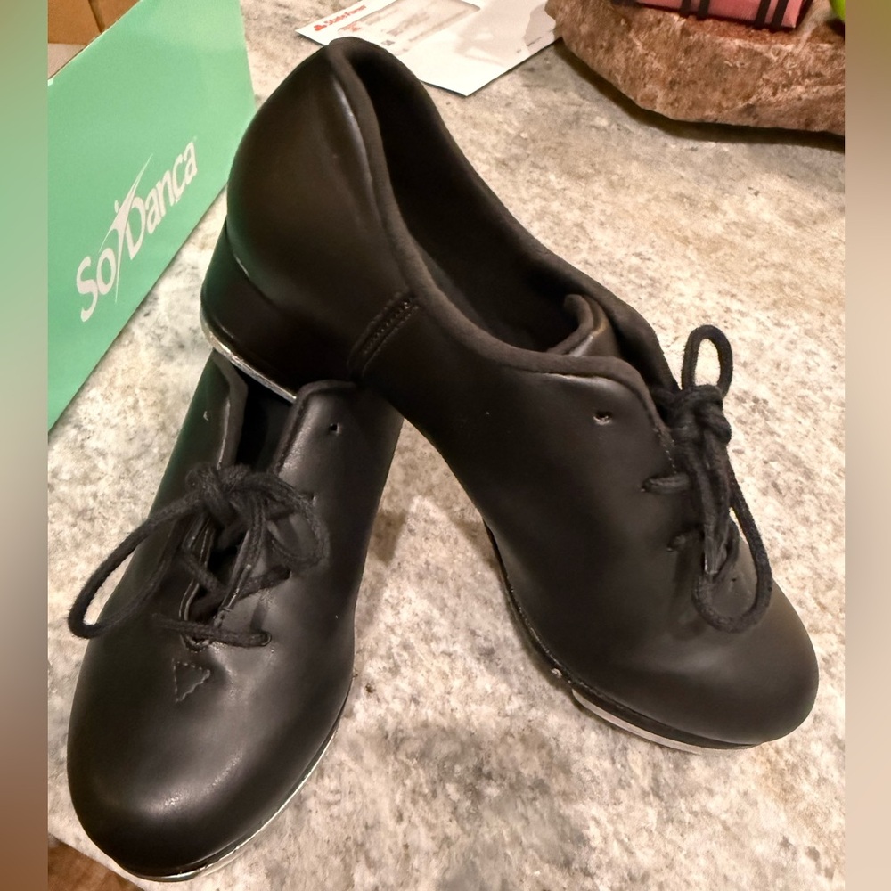So Danca Women's Black Tap Shoes